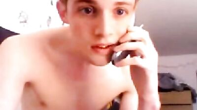 Ginger Twink Porn: Jerks in His Dorm Room!