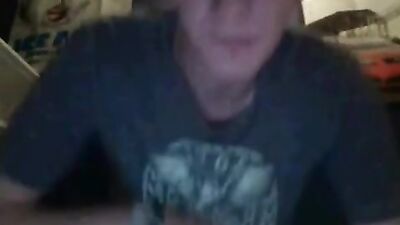 Hairy College Twink Cums on Measure and Porn!