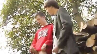 Horny Country Boys - Cum Shots Handjob Porn: A Gay Porn Video Delight 190 characters.