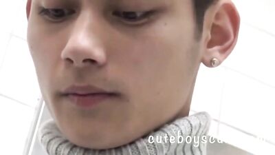 Japanese Teen Bathroom Casting: Amateur Asian Big Cocks Cum Shots First Time Handjob Public Outside Solo Straight Boys