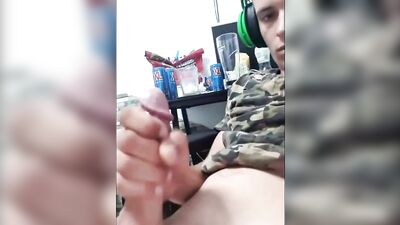 Twink Porn Wanking my big dick