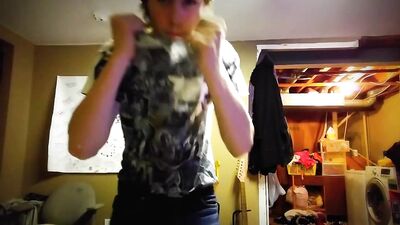 Blond Cutie Gay Porn Solo: Sexy Abs and Underwear Show!