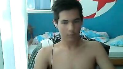 Hes Getting Off On Cam - Again! - Amature Solo Web-Cam twink cam solo