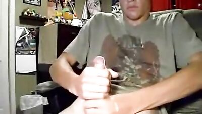 Gay Porn Twink Amateur Handjob - Str8 Boy Nuttin
