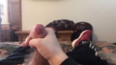 Teen Cum Shot Explosion - First Time Solo!