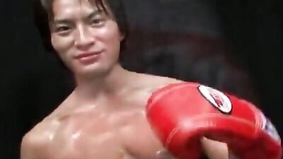 Asian Ass Group Play: Suji Muscles Fuck Fest!