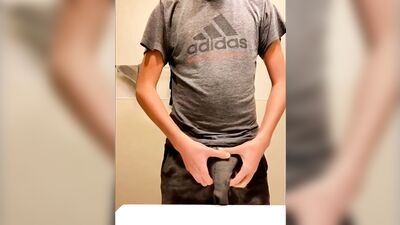 Well Hung Twink Exposed - Gay Solo Porn with a Big Surprise Ending!