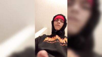 Selfie Boy Porn Works Up A Precum Drip Again By Jacking Off Harder!