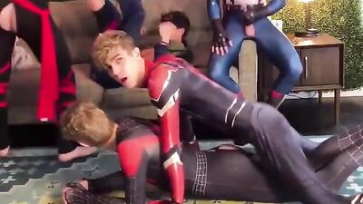 Gay Porn Justice League: Superheroes in Action!