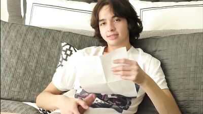 Latino Boy Shoots His Cream Again - A Cumshot Revenge!