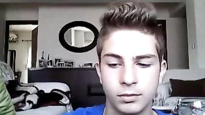 Belgian Straight Boy Goes Gay - Web-Cam Solo Adventure