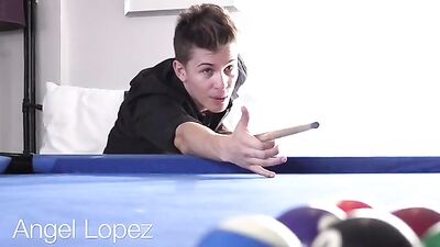 Billiards game twink gay porn