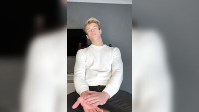 Blonde With An E-Cum For The Cause Gay Porn