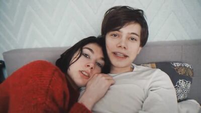 Christmas Eve Gay Porn Couple Adorable Amateur Fun