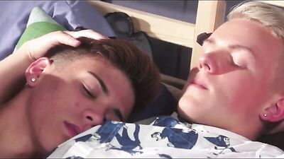 Double Fisting Bareback Oral Cumshots with Two Boys - 308