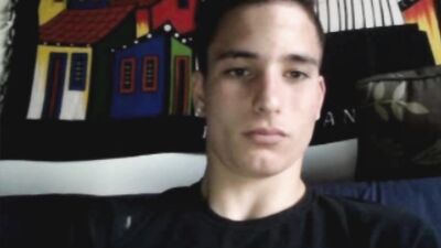 Gay solo twink wanks on Latino cock with Enrique!