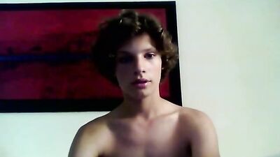 Dirty Twink Webcam Messy Haircut Gay Porn!
