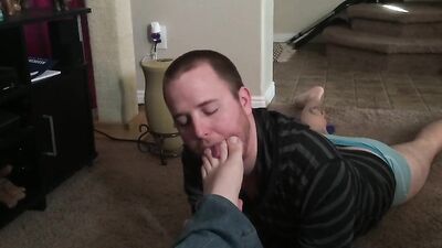 Ibm jeans toes sucking