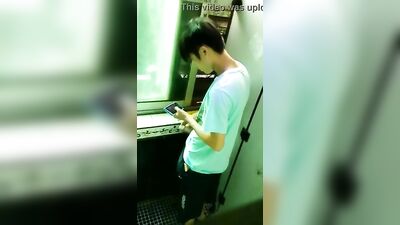 Asian Toilet Wank Boys Porn Revisited - Cum Shots Solo Delight