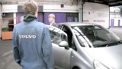 Car Bonnet Fuck Boys Porn: Teen Bareback Cum Shots Action