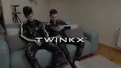 Two Twinks in Black Jackets: Unleashed Desires