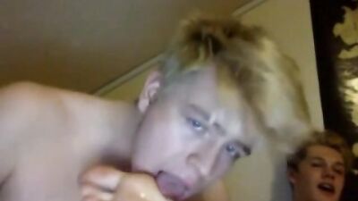 Blond Foot Fetish Web-Cam Party - Two Teens Lick Each Others Feet!