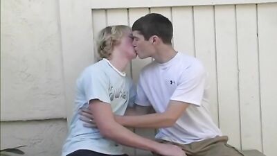 Slim Ripped Boy Fucks Blond Boys Porn: Bareback Cum Shots with Long Haired Friend!
