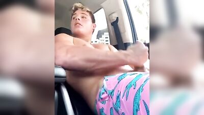 Buff Teen Jacks In Car Watching Boys Public Outside Cum Shots Porn