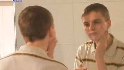 Young Man Shaves And Masturbates: Endless Cumshots!