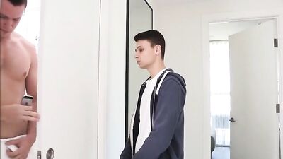 Bare Fun with Austin in the Bathroom