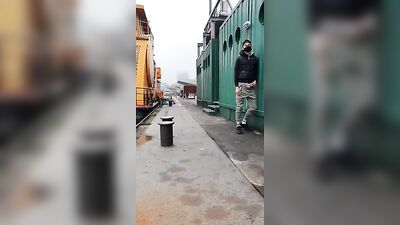 Wanking on the pier - Amateur Public Outside Short Films Solo Voyeur
