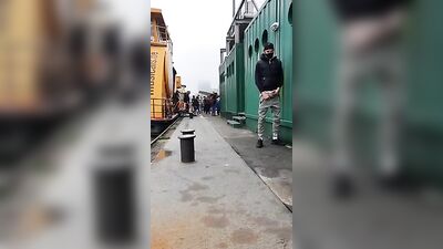 Wanking on the pier - Amateur Public Outside Short Films Solo Voyeur