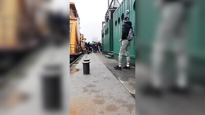 Wanking on the pier - Amateur Public Outside Short Films Solo Voyeur