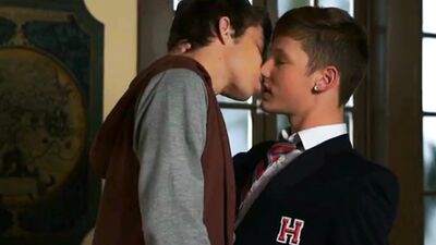 Tagged Twinks Fuck on Teachers Desk in Gay Porn Clips!