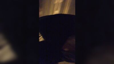 Gangbanged on the Street until a Car Approaches: Amateur Ass Play Public Outside