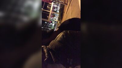 Gangbanged on the Street until a Car Approaches: Amateur Ass Play Public Outside