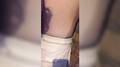 Gangbanged on the Street until a Car Approaches: Amateur Ass Play Public Outside