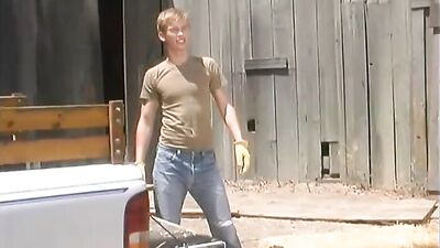 Hot Day At The Ranch - Action Cum Shots: Two cute ranch hands take a break from their chores and get down and dirty with each other!