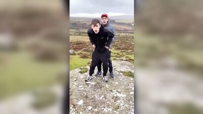 Fucking on the Rocks: Wild Amateur Bareback Boys Porn