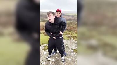 Fucking on the Rocks: Wild Amateur Bareback Boys Porn