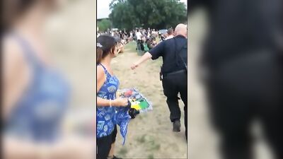 Reggae Fest Naked Guy Police Web-Cam!