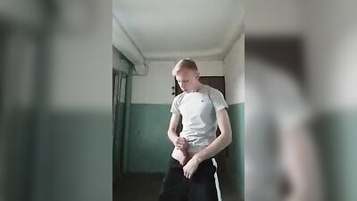 Gay Porn Basement Jacking Boys - Snuck Down To My Dorm