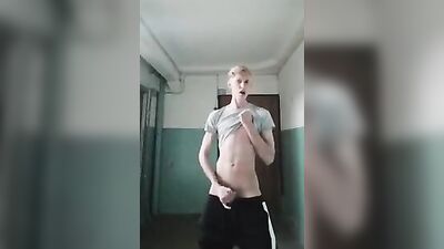 Gay Porn Basement Jacking Boys - Snuck Down To My Dorm