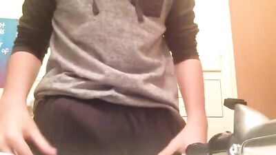 Having good stroke session then brother knocked had to stop boys porn