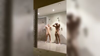 Jocks in the Shower - Butt Smacking Gay Tube: Amateur Straight Boys Porn Action!