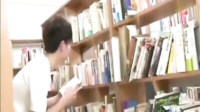 Asian Ass Play in Library: Sexual Desires Unleashed