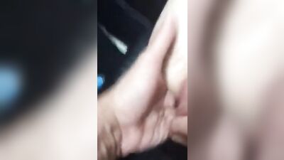 Cumming in the Car with Finger Action - Getting Fingered While Jacking Boys Porn