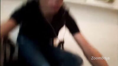 Boxer Shorts Destruction - A Twinks Solo Web-Cam Wank