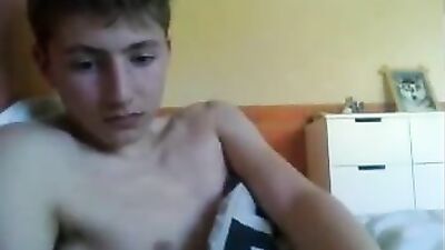Gay Porn: Jerking Off with my Online Boys after Discussing Girls!