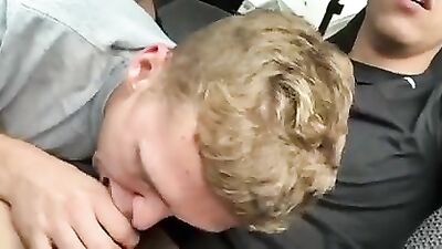 Car Blowjobs and Cum Shots: Amateur Public Gay Porn Oral!
